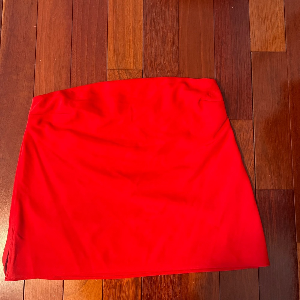 Abercrombie and Fitch Strapless Satin Set Top